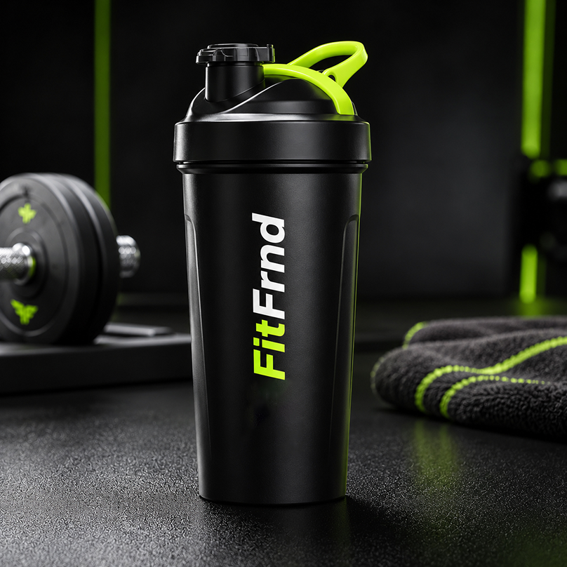 Fitness shaker bottle